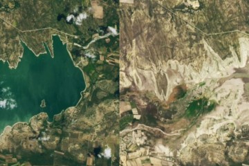 La sécheresse est si critique qu’elle a entraîné la disparition d’un lac en à peine 7 ans