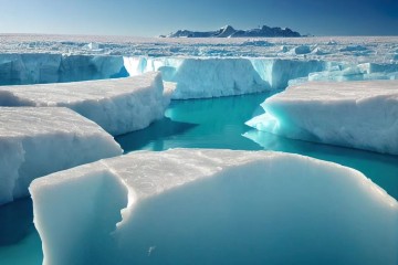 L'étendue de la glace dans l'hémisphère nord augmente très rapidement