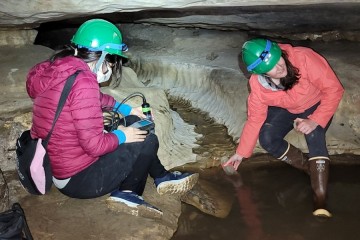 Microplastics are found in cave water and sediment