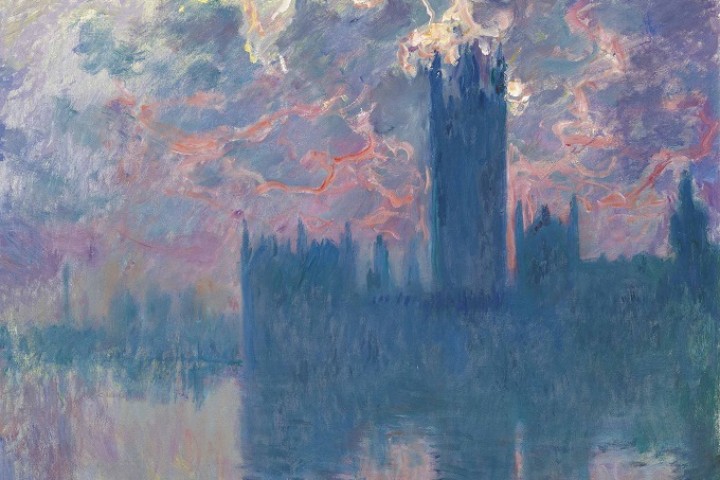 Air pollution increase visible through the paintings of 19th-century artists