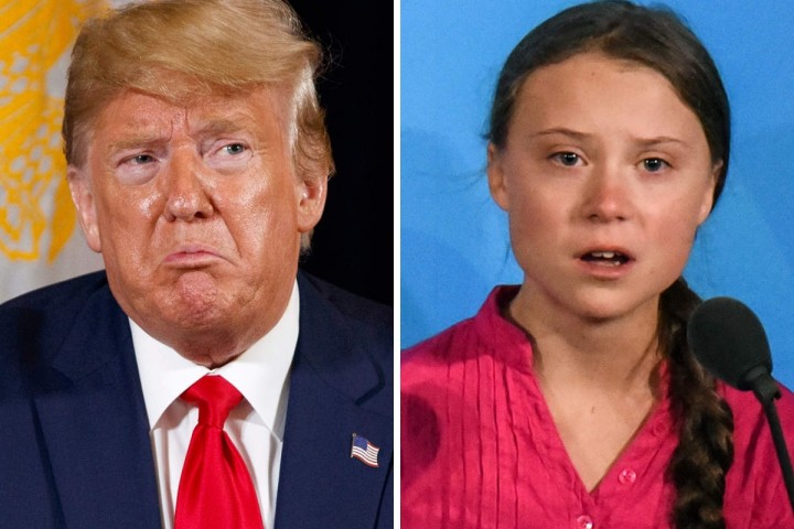 Trump mocks Greta Thunberg and her speech about climate change